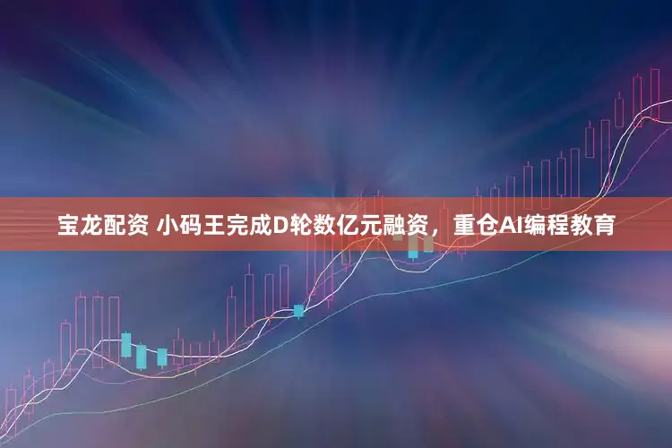 宝龙配资 小码王完成D轮数亿元融资，重仓AI编程教育